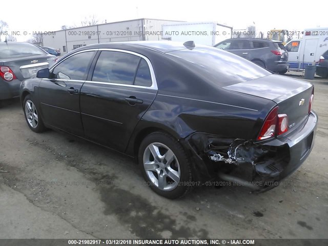 1G1ZB5E01CF178274 - 2012 CHEVROLET MALIBU LS 黑色 照片 3