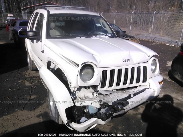 1J8GL58K03W552827 - 2003 JEEP LIBERTY LIMITED WHITE photo 6