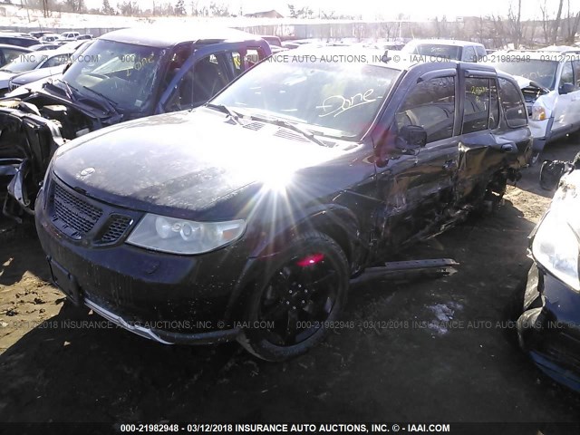 5S3ET13M672802398 - 2007 SAAB 9-7X 5.3I BLACK photo 2