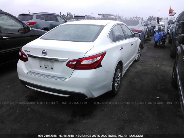 1N4AL3AP4GC220684 - 2016 NISSAN ALTIMA 2.5/S/SV/SL/SR WHITE photo 4