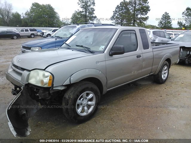 1N6DD26T74C406278 - 2004 NISSAN FRONTIER KING CAB XE SILVER photo 2