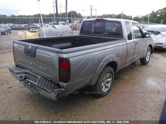1N6DD26T74C406278 - 2004 NISSAN FRONTIER KING CAB XE SILVER photo 4