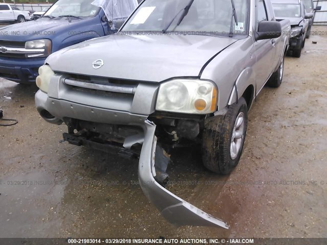 1N6DD26T74C406278 - 2004 NISSAN FRONTIER KING CAB XE SILVER photo 6