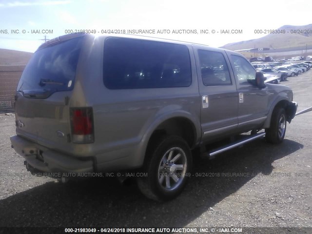 1FMSU43P53EC48132 - 2003 FORD EXCURSION LIMITED GRAY photo 4