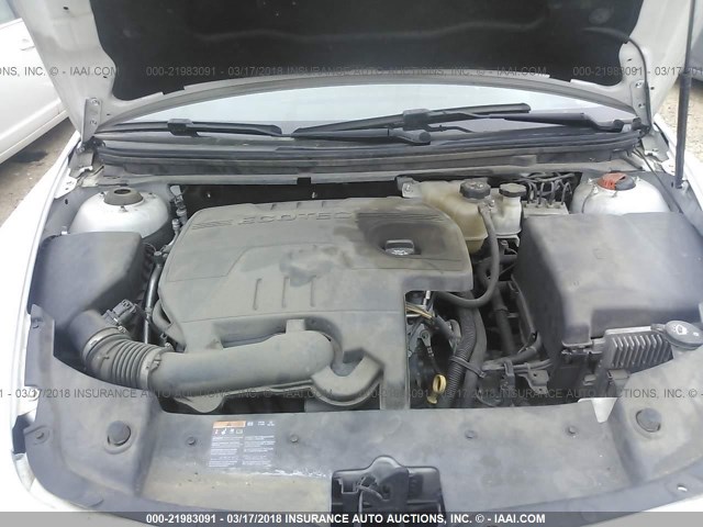 1G1ZC5E10BF378759 - 2011 CHEVROLET MALIBU 1LT 白色 照片 10