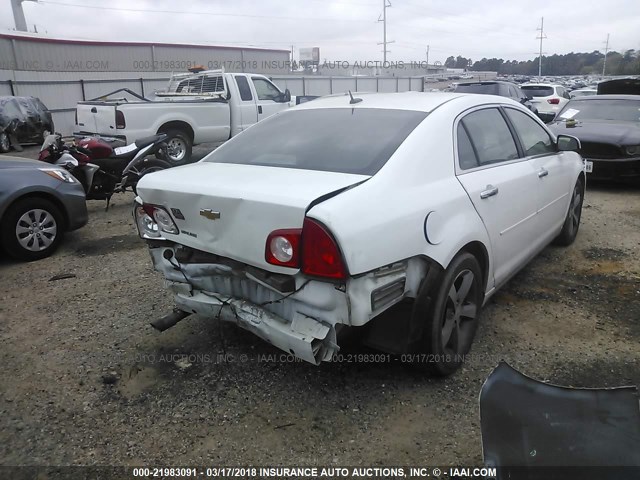 1G1ZC5E10BF378759 - 2011 CHEVROLET MALIBU 1LT 白色 照片 4