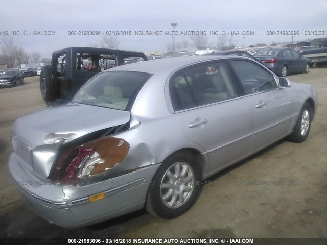 KNALD125875138105 - 2007 KIA AMANTI SILVER photo 4