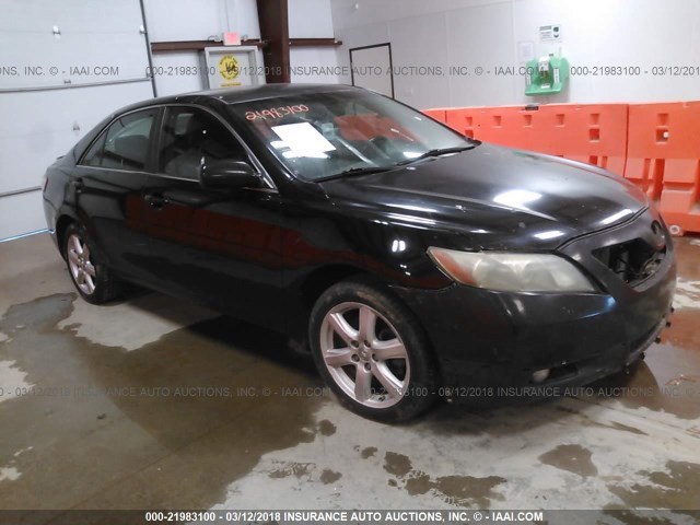 4T1BK46K97U002797 - 2007 TOYOTA CAMRY NEW GENERAT LE/XLE/SE BLACK photo 1