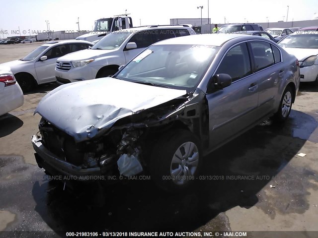 4S3BMBA69B3256943 - 2011 SUBARU LEGACY 2.5I SILVER photo 2