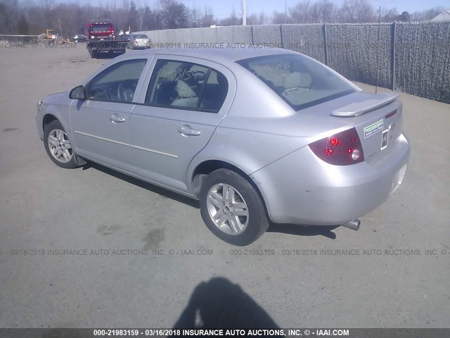 1G1AK52F657531479 - 2005 CHEVROLET COBALT SILVER photo 3