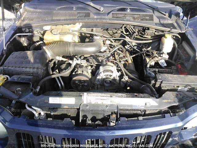 1J4GL48K15W721221 - 2005 JEEP LIBERTY SPORT 深蓝色 照片 10