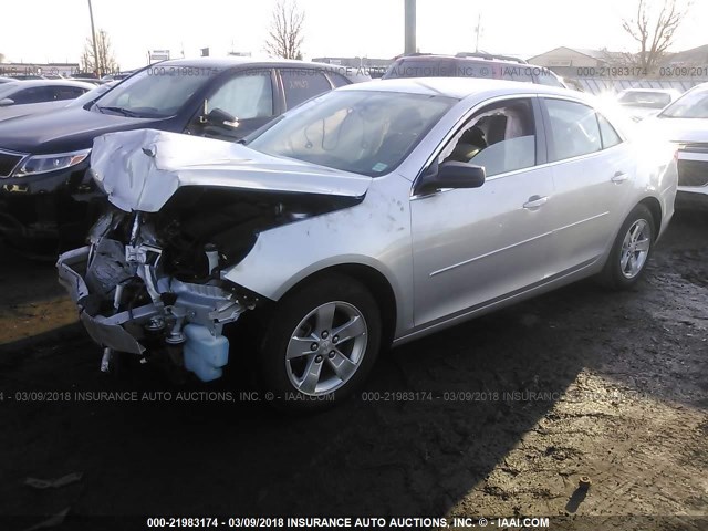 1G11B5SA6DF349371 - 2013 CHEVROLET MALIBU LS 银色 照片 2