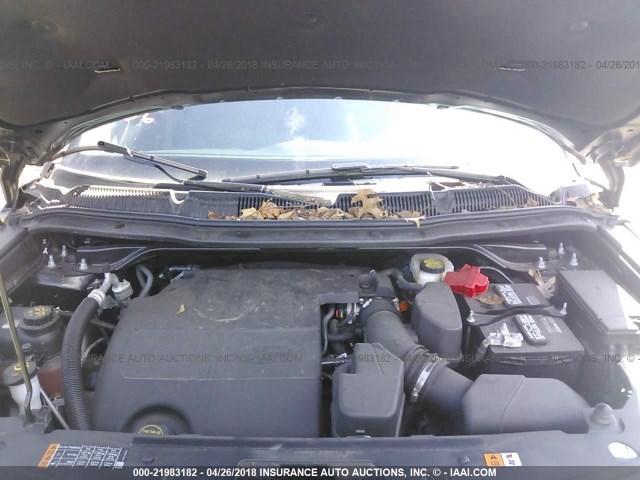 1FM5K8F85HGD24314 - 2017 FORD EXPLORER LIMITED Grau Foto 10