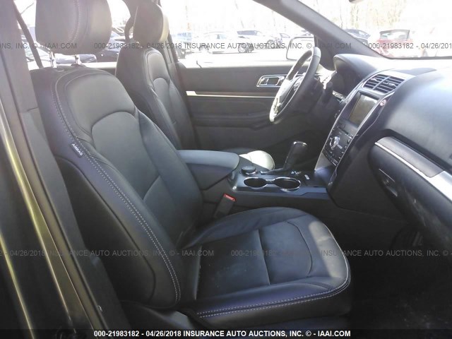 1FM5K8F85HGD24314 - 2017 FORD EXPLORER LIMITED Grau Foto 5