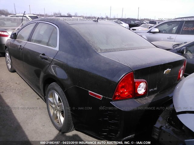 1G1ZB5EB4AF233590 - 2010 CHEVROLET MALIBU LS შავი ფოტო 3