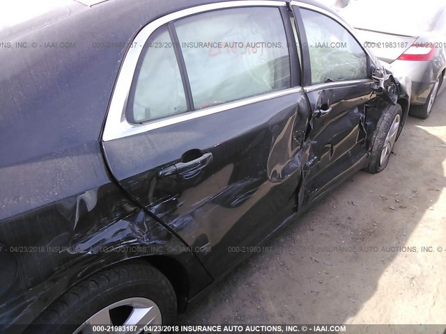 1G1ZB5EB4AF233590 - 2010 CHEVROLET MALIBU LS შავი ფოტო 6