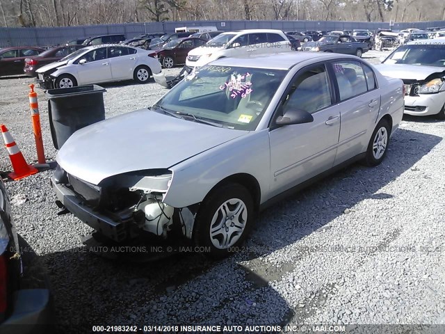 1G1ZS58FX7F110397 - 2007 CHEVROLET MALIBU LS ვერცხლისფერი ფოტო 2