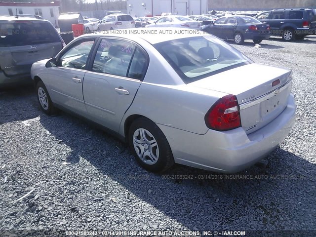 1G1ZS58FX7F110397 - 2007 CHEVROLET MALIBU LS ვერცხლისფერი ფოტო 3