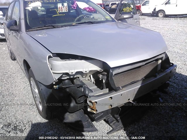 1G1ZS58FX7F110397 - 2007 CHEVROLET MALIBU LS ვერცხლისფერი ფოტო 6