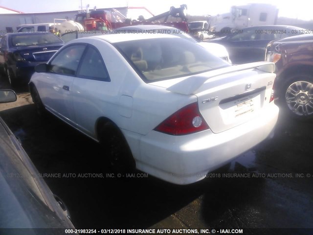 1HGEM22144L007065 - 2004 HONDA CIVIC DX VP WHITE photo 3