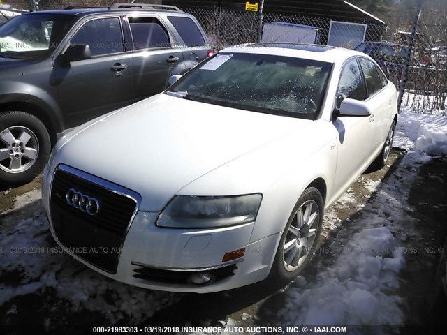 WAUDT74F75N054595 - 2005 AUDI A6 3.2 QUATTRO WHITE photo 2