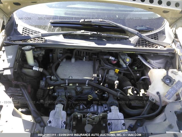 1GNDV23L65D202157 - 2005 CHEVROLET UPLANDER LS Ոսկեգույն լուսանկար 10