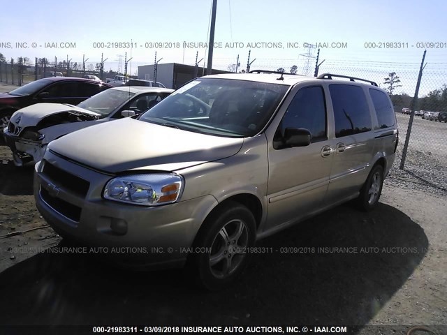 1GNDV23L65D202157 - 2005 CHEVROLET UPLANDER LS Ոսկեգույն լուսանկար 2