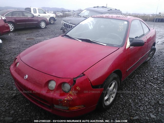 JH4DC4443TS015600 - 1996 ACURA INTEGRA RS RED photo 2