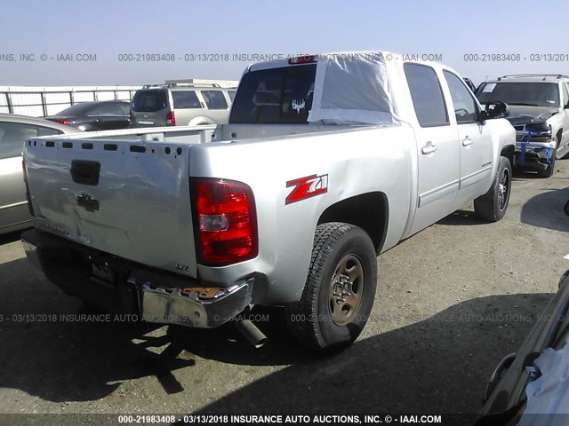 3GCPCTE0XBG173491 - 2011 CHEVROLET SILVERADO C1500 LTZ SILVER photo 4