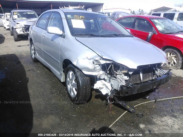 2T1BR32E28C902806 - 2008 TOYOTA COROLLA CE/LE/S SILVER photo 1