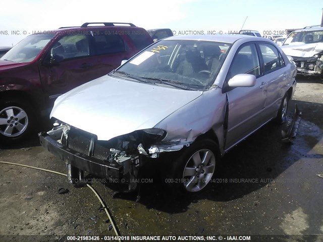 2T1BR32E28C902806 - 2008 TOYOTA COROLLA CE/LE/S SILVER photo 2