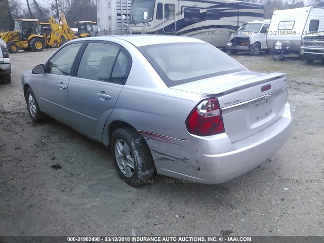 1G1ZS52F45F221307 - 2005 CHEVROLET MALIBU SILVER photo 3