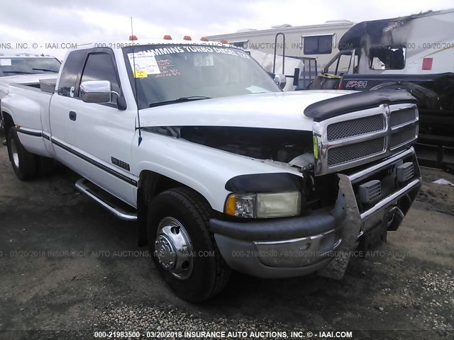 3B7MC33C2TM151990 - 1996 DODGE RAM 3500 WHITE photo 1