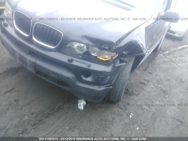 5UXFA13516LY26169 - 2006 BMW X5 BLACK photo 6