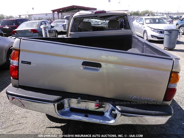 5TESM92N23Z216107 - 2003 TOYOTA TACOMA XTRACAB PRERUNNER ოქროსფერი ფოტო 8