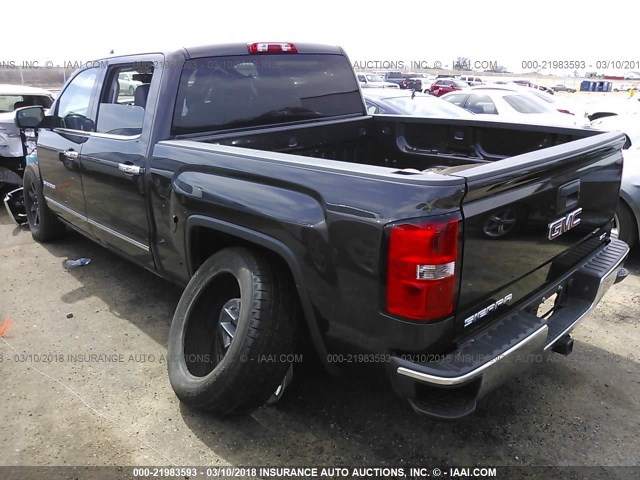 3GTU2VEC1FG521387 - 2015 GMC SIERRA K1500 SLT GRAY photo 3