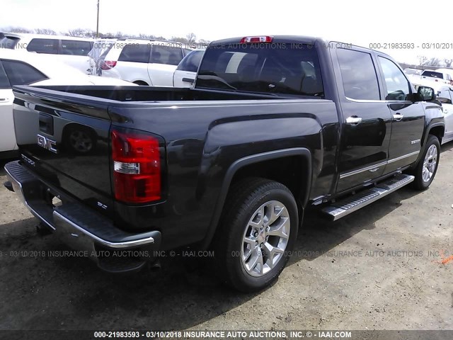 3GTU2VEC1FG521387 - 2015 GMC SIERRA K1500 SLT GRAY photo 4