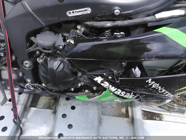 JKAZX4R119A012052 - 2009 KAWASAKI ZX600 R BLACK photo 8