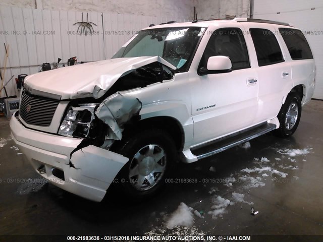 1GYEK63N04R175452 - 2004 CADILLAC ESCALADE LUXURY WHITE photo 2