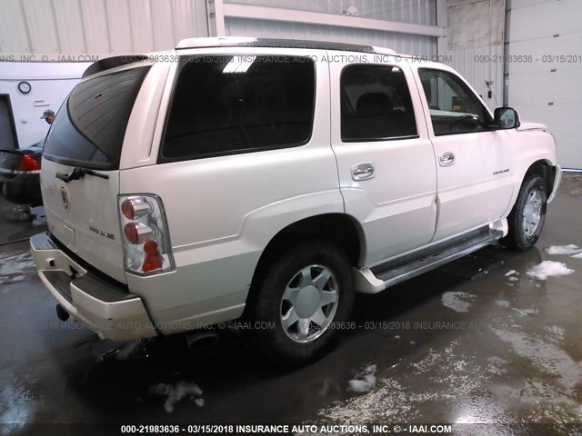 1GYEK63N04R175452 - 2004 CADILLAC ESCALADE LUXURY WHITE photo 4