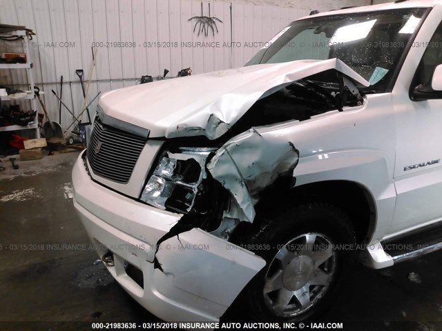 1GYEK63N04R175452 - 2004 CADILLAC ESCALADE LUXURY WHITE photo 6