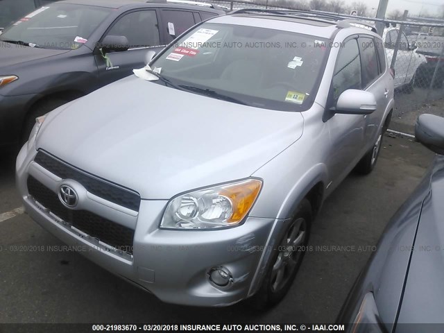 2T3DF4DV4BW172463 - 2011 TOYOTA RAV4 LIMITED Gümüş foto 2