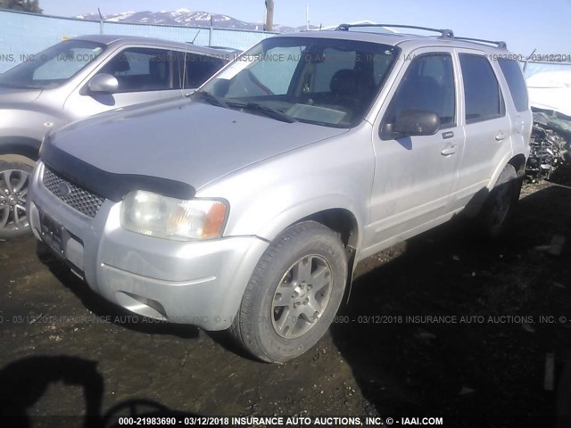 1FMCU94164KA53963 - 2004 FORD ESCAPE LIMITED SILVER photo 2