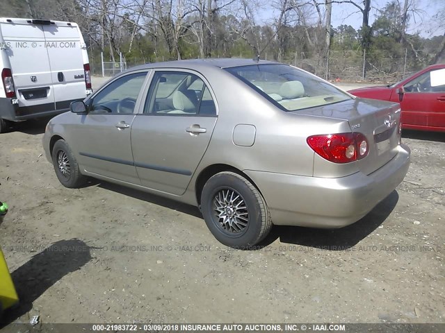 1NXBR32E16Z703211 - 2006 TOYOTA COROLLA CE/LE/S GOLD photo 3