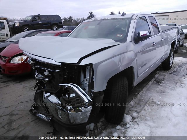 1GCVKSEC5GZ388489 - 2016 CHEVROLET SILVERADO K1500 LTZ SILVER photo 2