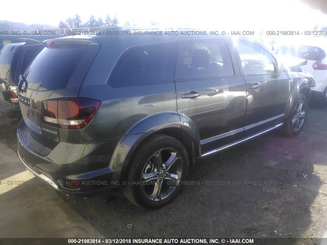 3C4PDCGB3HT503788 - 2017 DODGE JOURNEY CROSSROAD GRAY photo 4