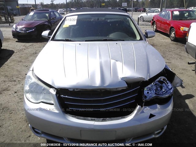 1C3BC5ED4AN127903 - 2010 CHRYSLER SEBRING TOURING SILVER photo 6