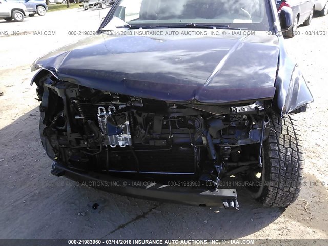 1N6AD07U37C445758 - 2007 NISSAN FRONTIER CREW CAB LE/SE/OFF ROAD BLACK photo 6