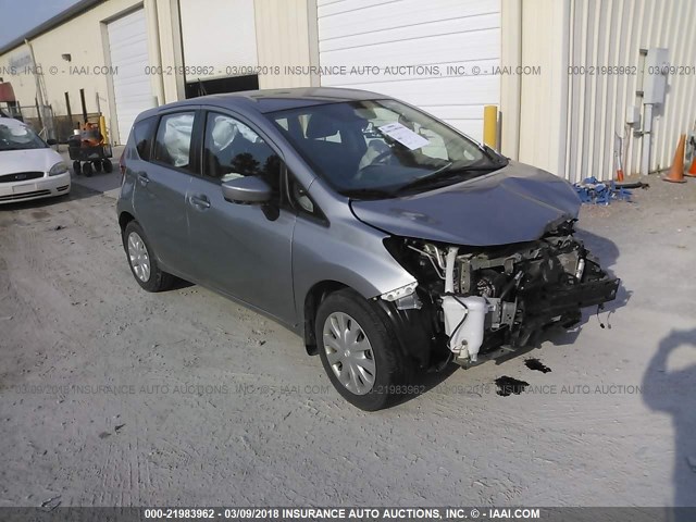 3N1CE2CP2FL436060 - 2015 NISSAN VERSA NOTE S/S PLUS/SV/SL/SR GRAY photo 1