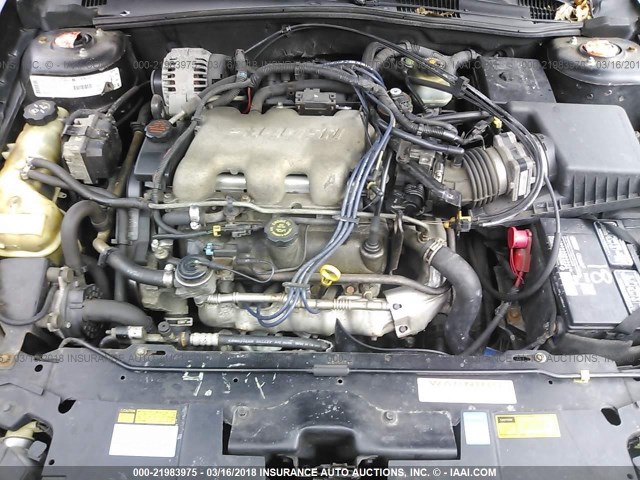 1G1NE52J1Y6207654 - 2000 CHEVROLET MALIBU LS შავი ფოტო 10